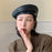 Fashion Sheepskin Genuine Leather Women Beret