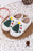 White Fuzzy Christmas Tree Pattern Home Slippers