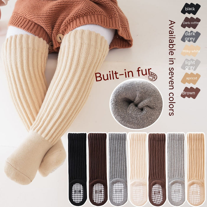 Autumn Winter Baby Socks Terry Thick Long