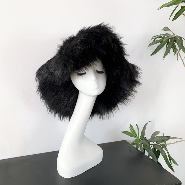 Warm Environmental Protection Fur Raccoon Fur Thickened Autumn And Winter Personalized Punk Hat