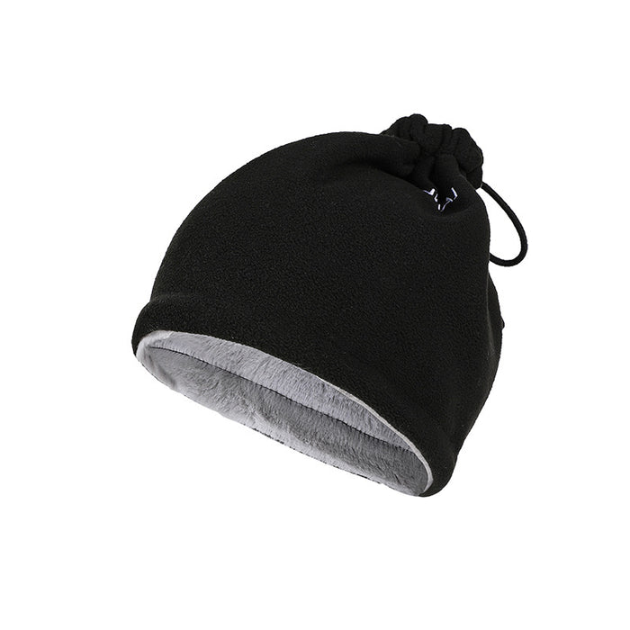 Outdoor Plush Bib Cold Proof And Warm Wool Hat Wind Proof And Fashionable