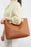 Chestnut Rope Straps PU Leather Single Shoulder Bag