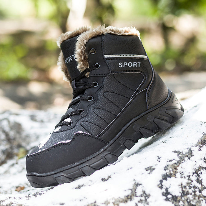 Men's Non-slip Thickening Thermal Travel Snow Boots